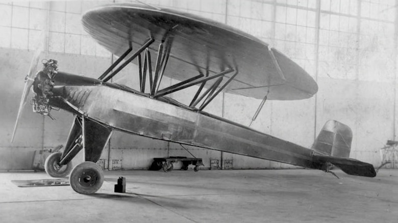 The Nemeth Parasol parachuting plane