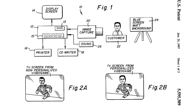 Personalized game patent fig