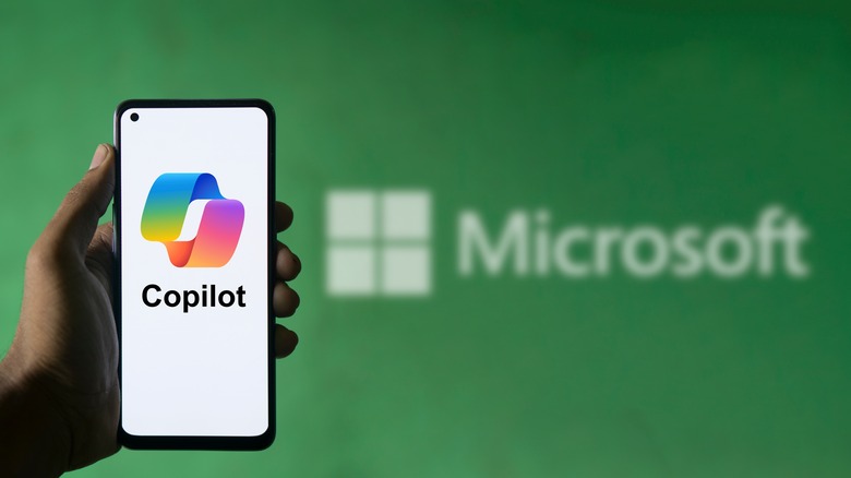 CoPilot logo near Microsoft Logo