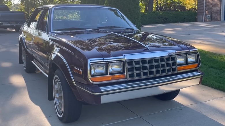 An AMC Eagle In Brown In A Parking Lot