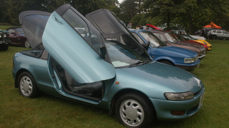 Toyota Sera with doors open