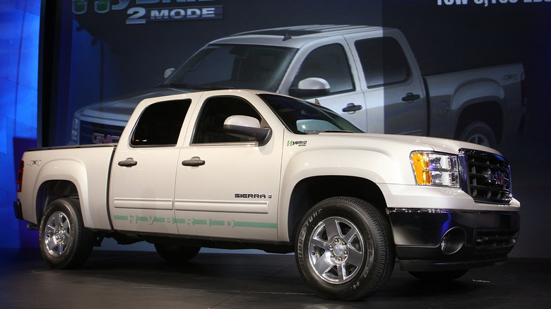 GMC Sierra Hybrid truck