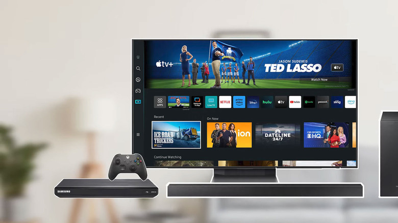 Samsung TV with gaming controller