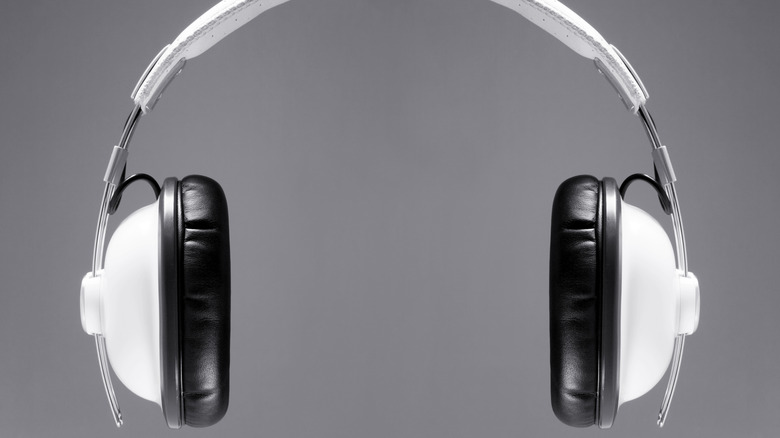 A set of older headphones