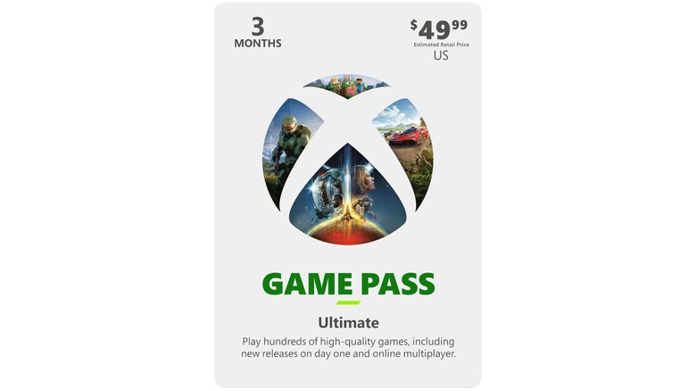 Xbox Game Pass Ultimate gift card