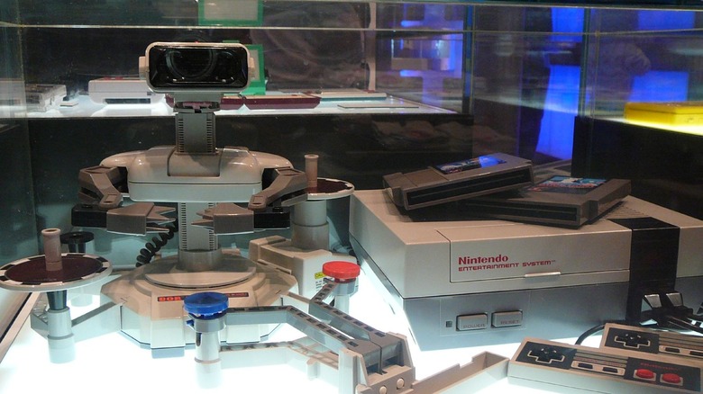 R.O.B. in display case 