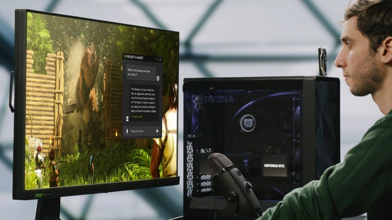 Nvidia G-Assist in use while gaming