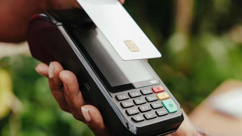 Credit card and POS machine