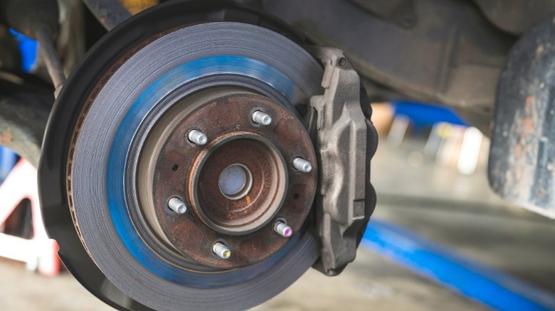 damaged brake rotors