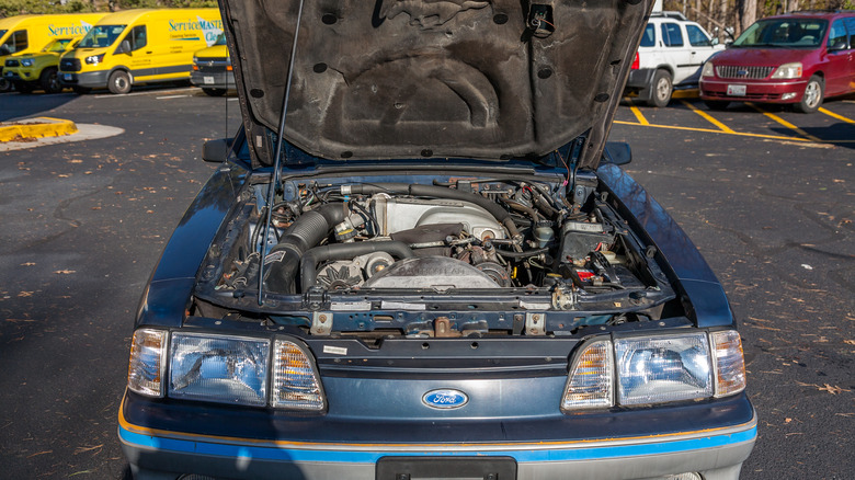 under the hood of a foxbody