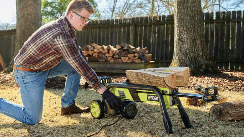 Ryobi electric log splitter