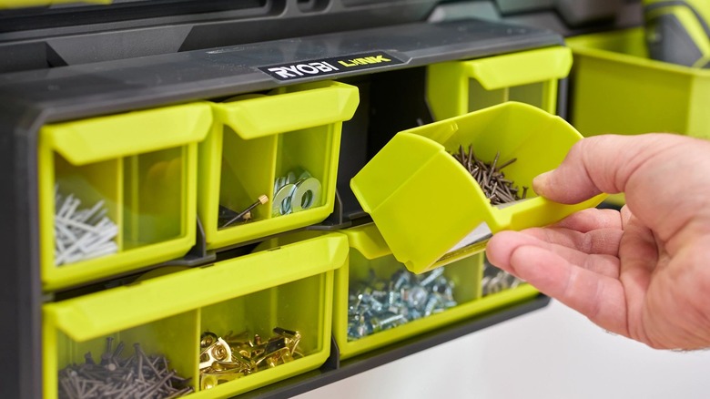 Ryobi small parts organizer