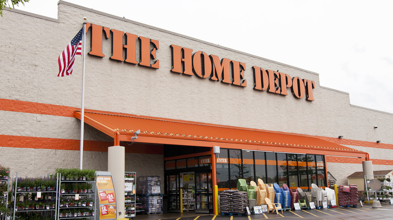 front of home depot store