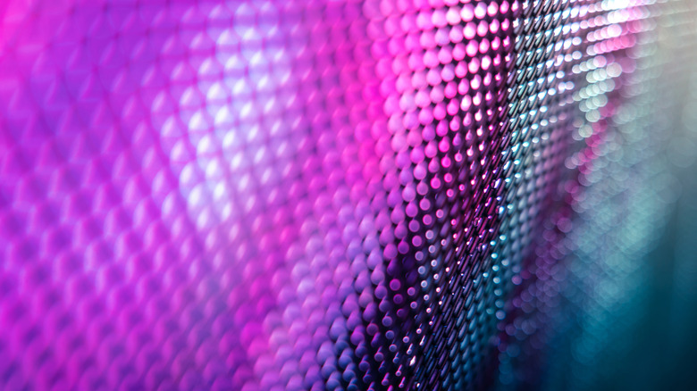 Close up LED screen