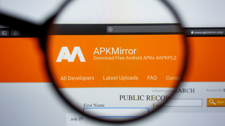 APKmirror logo zoomed in screenshot