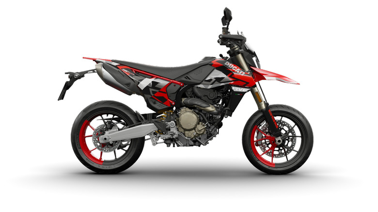 Ducati Hypermotard 698 Mono on white background