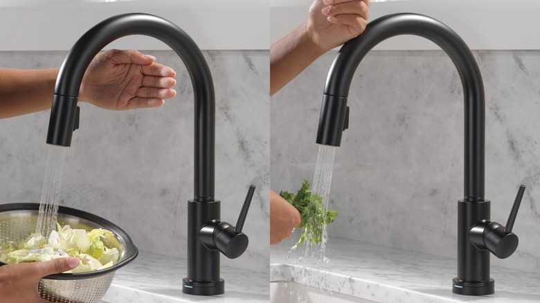 Delta Trinsic faucet touchless and touch