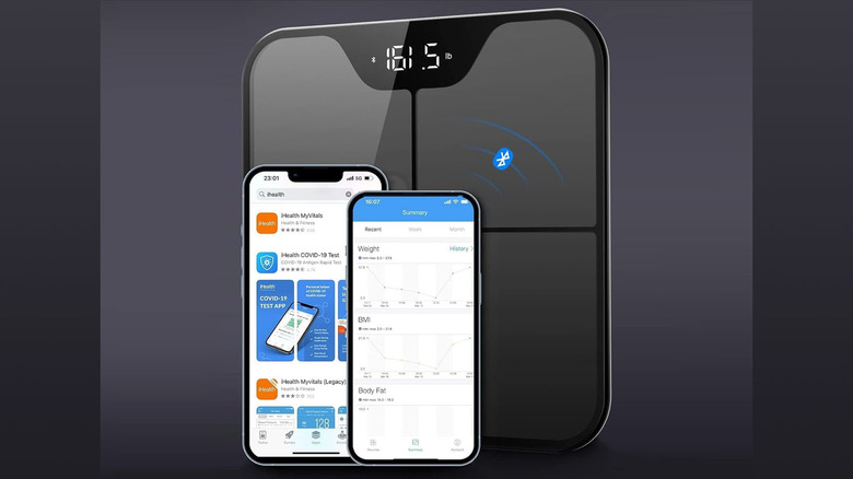 the iHealth Nexus PRO body scale has its own mobile app