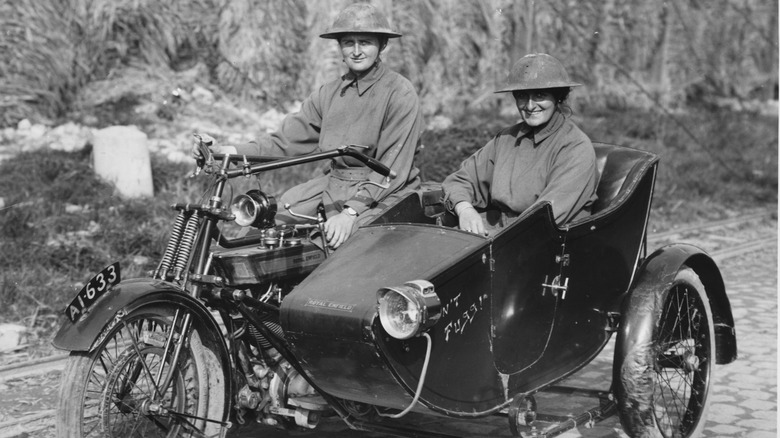 1917 Royal Enfield with sidecar WWI