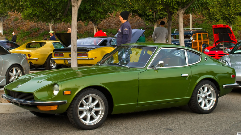 green Datsun 240Z