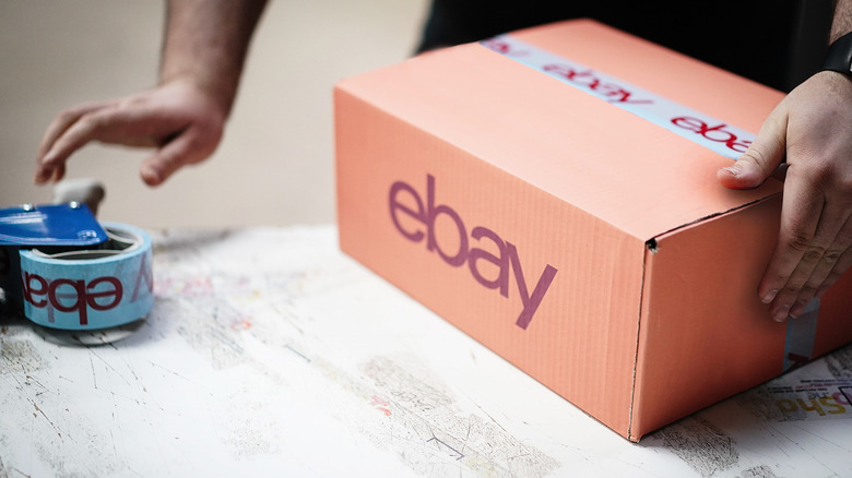 Packing eBay box