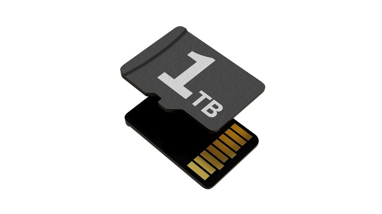 graphic representing a 1TB microSDXC card