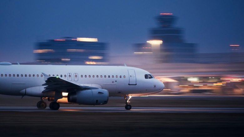 Plane long exposure