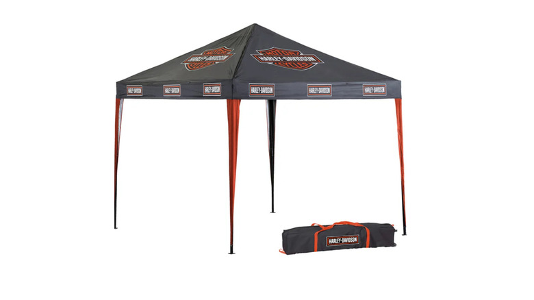 Harley-Davidson instant canopy on white background