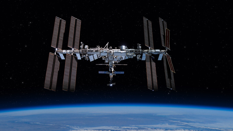 International Space Station in orbit