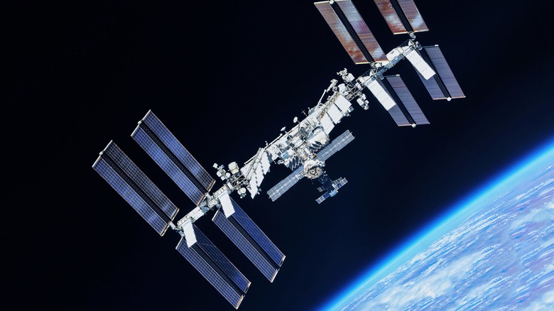 International Space Station in orbit