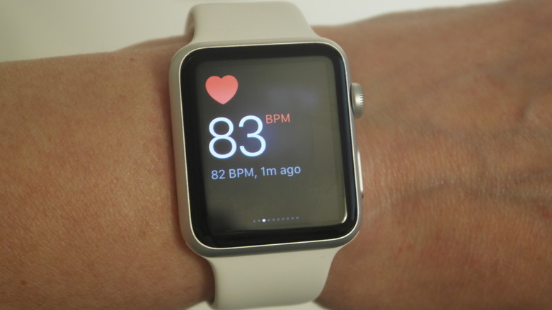 Apple Watch heart monitor