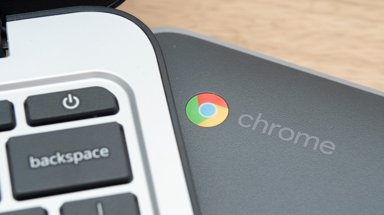 Chromebook power button