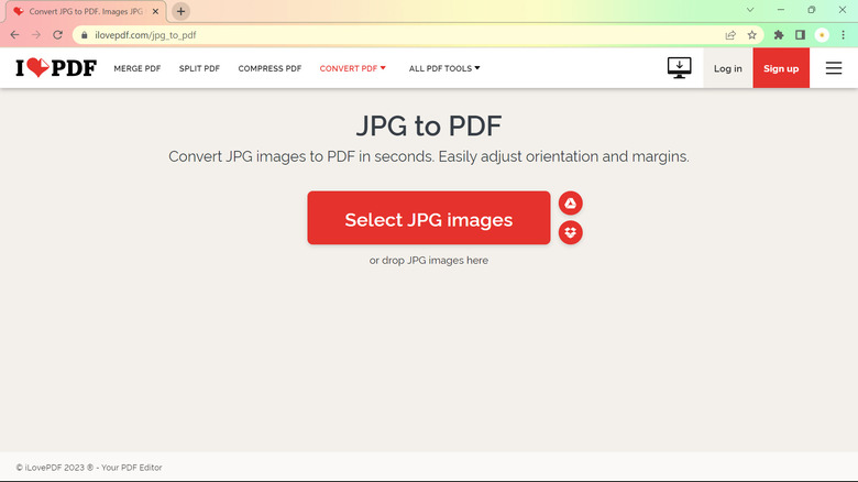 ilovepdf jpg to pdf converter website