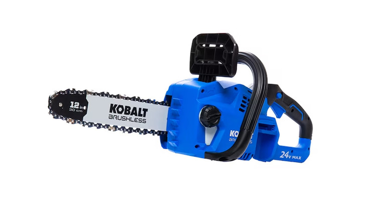 blue kobalt chainsaw