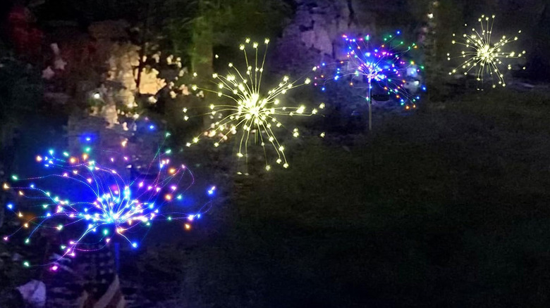 firework solar lights