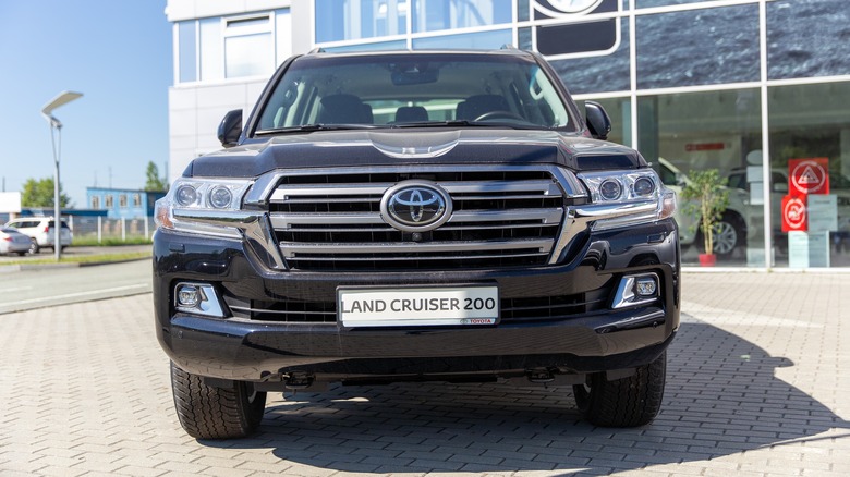 Toyota Land Cruiser 200 at dealership