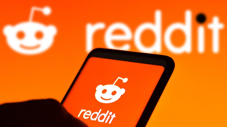 Reddit on a phone