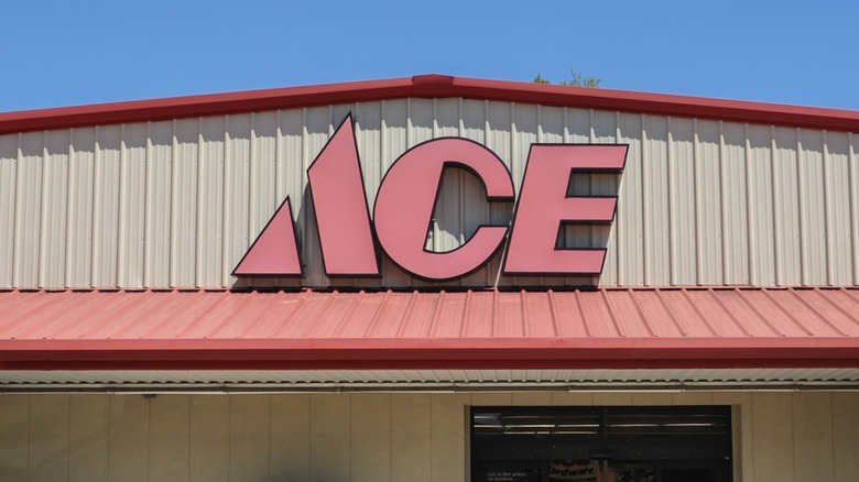 Exterior of Ace Hardware store