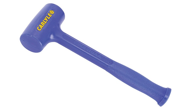 Blue carlyle dead blow hammer