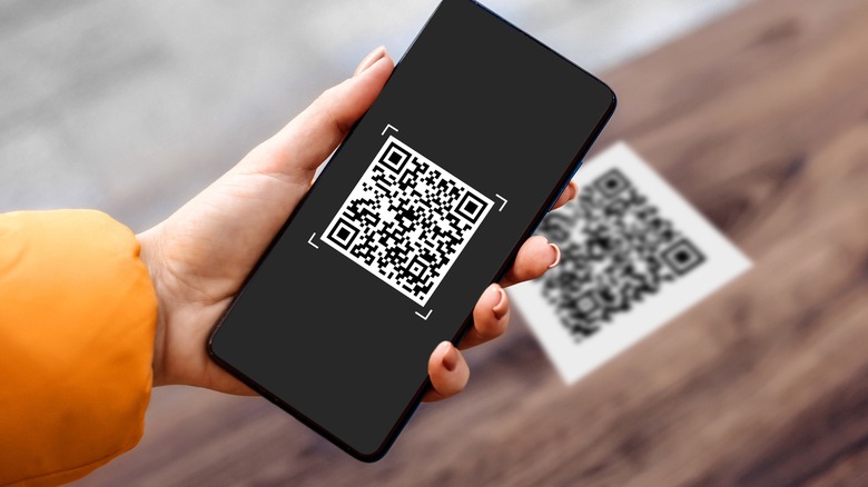 Scanning QR code