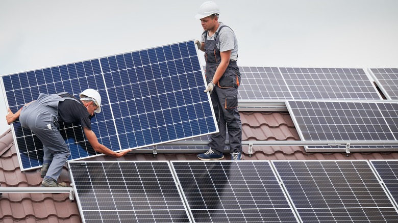 Adding solar panels to roof