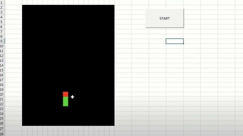 Snake game in Excel