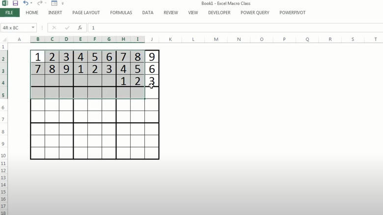 Sudoku Solver in Excel