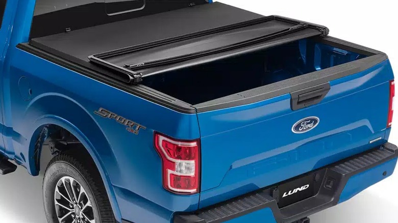 Lund truck bed cover opening