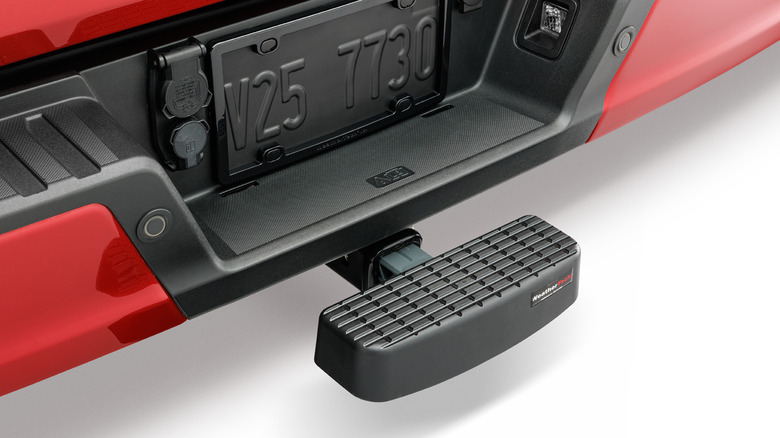 WeatherTech BumpStep on truck hitch