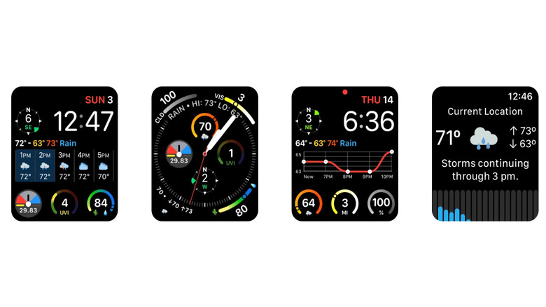 Forecast Bar Apple Watch faces