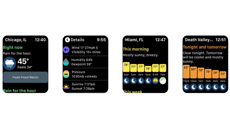 Hello Weather Apple Watch faces