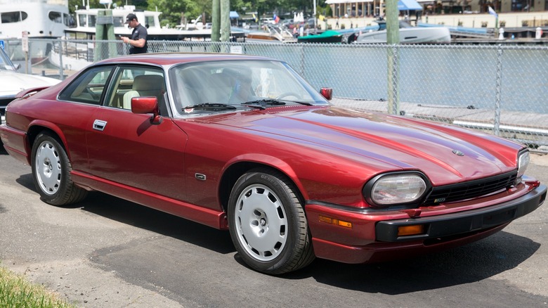 Red Jaguar XJS