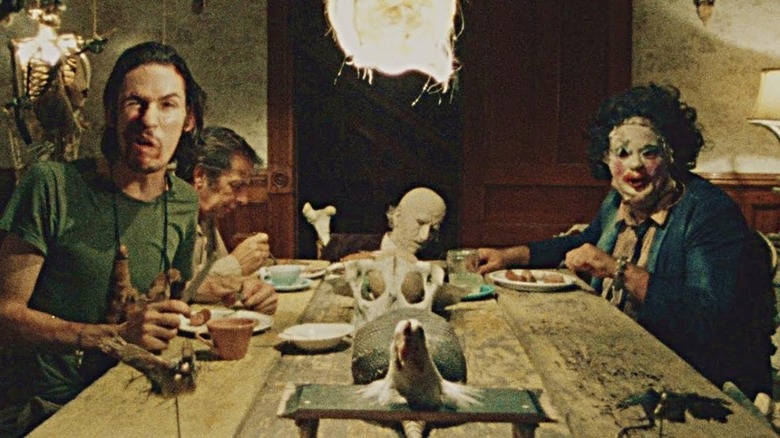 Texas Chainsaw Massacre dinner scene