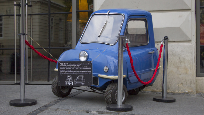 Peel P50 on display